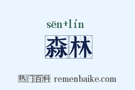 森林是什么意思的图片